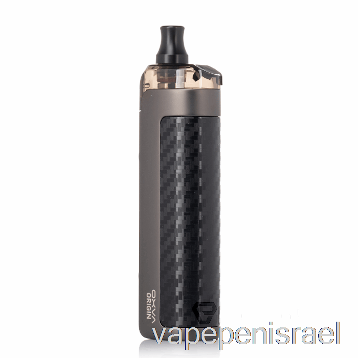 חד פעמי Vape Israel Oxva Origin Mini 40w Pod Mod Kit [mini] סיבי פחמן ושחור